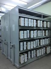 Стеллажи раздвижные усиленные под архивные папки
